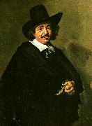 Frans Hals mansportratt oil painting on canvas